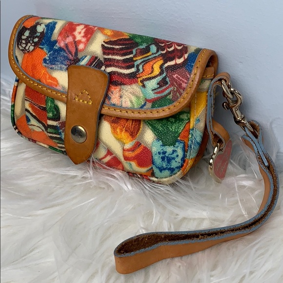 Dooney & Bourke Handbags - Dooney & Bourke Candy Leather Wristlet